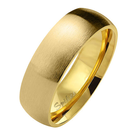 R027 / Gold - Größe 8 / Breit: 6mm