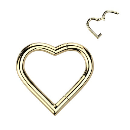 RHT35 (Herz)   - TITAN Gold / 1,0mm x 8mm