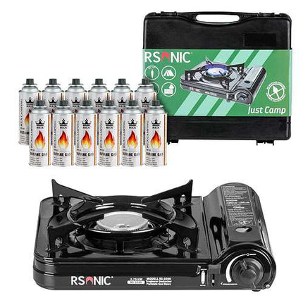 RS-3500 (schwarz) + 12 Gasflaschen