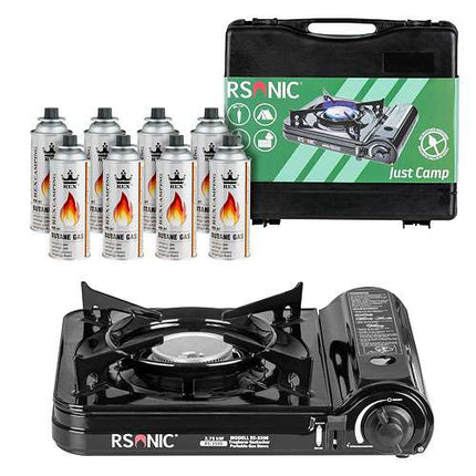 RS-3500 (schwarz) + 8 Gasflaschen