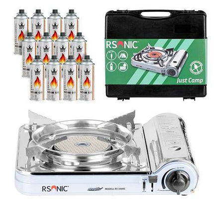 RS-3500C (Silber) + 12 Gasflaschen
