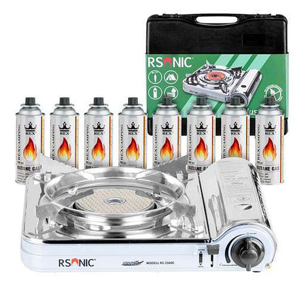 RS-3500C (Silber) + 8 Gasflaschen