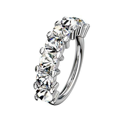 RXS01 | Silber - Clear | 1,0mm x 8mm
