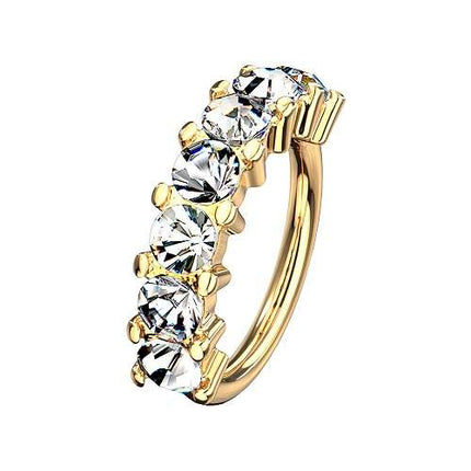 RXS01 | Gold - Clear | 1,0mm x 8mm