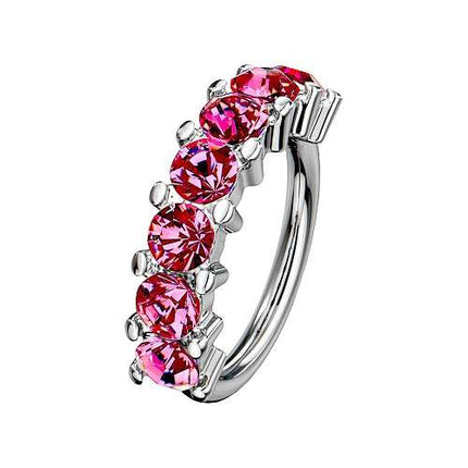 RXS01 | Silber - Pink | 1,0mm x 8mm