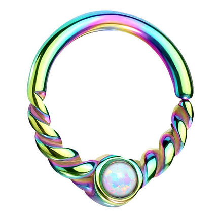 RXS07 | Rainbow - Weiß | 1,0mm x 8mm