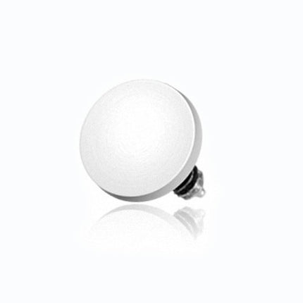 Dermal Anchor Piercing Aufsatz Platte Rund Silber