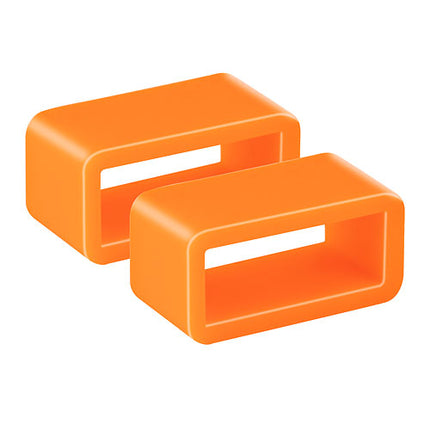 2 Stück Schlaufen - Orange | Little | 14mm
