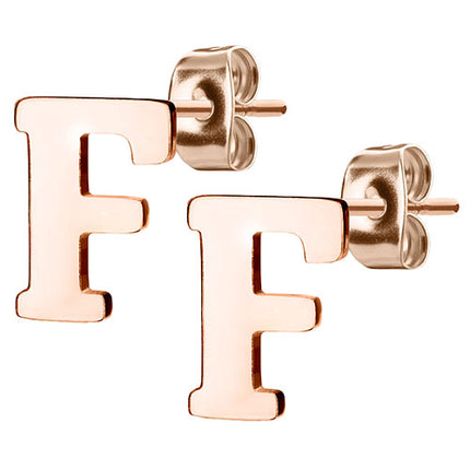 SE3429 - Rosegold | Buchstabe: F