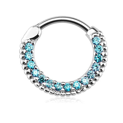 SEP2-71 | Silber - Aqua | 1,6mm