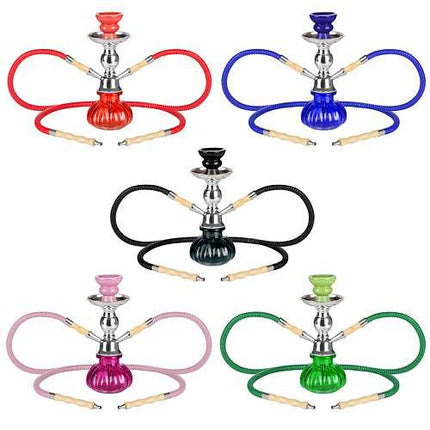 Wasserpfeife Pumpkin Shisha Hookah 2 Schläuche inkl Zange,Tabakkopf,Kohle