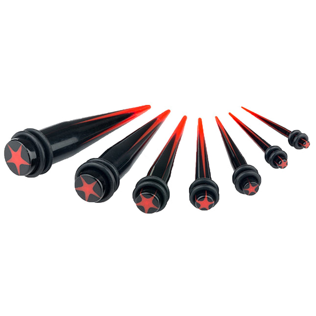 Expander Dehnstab Schwarz Stern Rot 3mm - 12mm oder Set