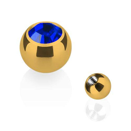 TBG03 ( Gold )  - 1,2mm x 4mm / Blau