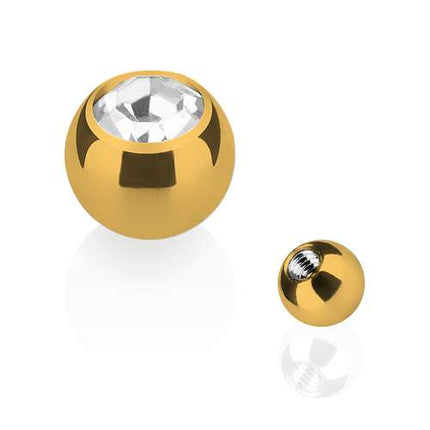 TBG03 ( Gold )  - 1,6mm x 5mm / Clear