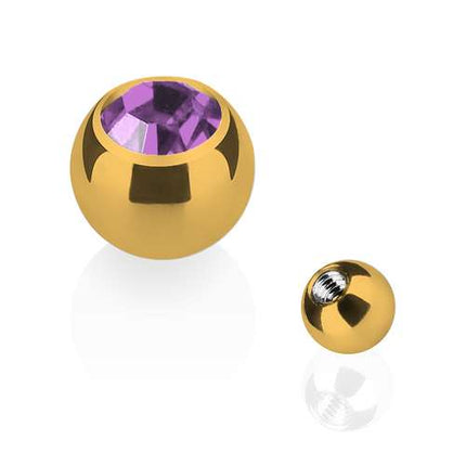 TBG03 ( Gold )  - 1,6mm x 6mm / Flieder