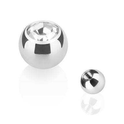 TBS03 ( Silber ) - 1,2mm x 3mm / Clear