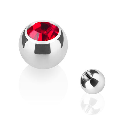 TBS03 ( Silber ) - 1,2mm x 3mm / Rot