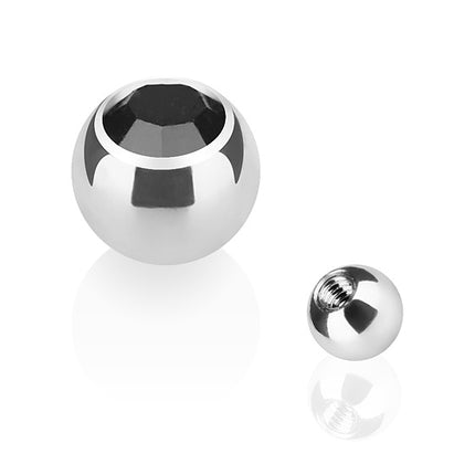 TBS03 ( Silber ) - 1,2mm x 4mm / Schwarz