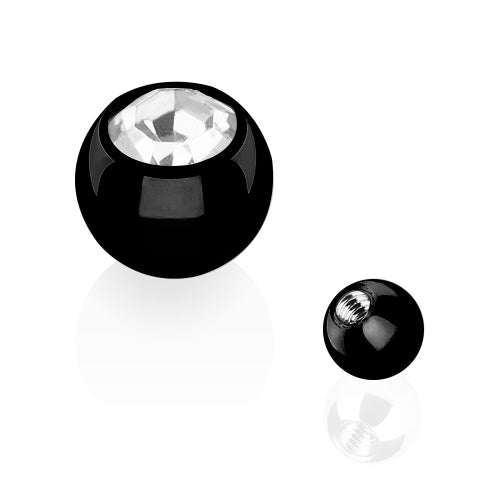 TBT03 ( Schwarz )  - 1,6mm x 5mm / Clear
