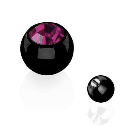 TBT03 ( Schwarz )  - 1,2mm x 4mm / Violett