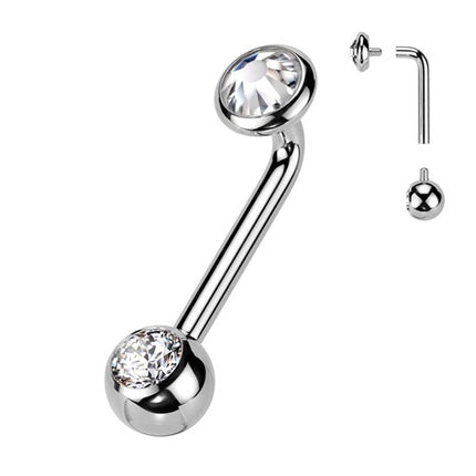 TIBC08 | Silber - 1,6mm x 10mm x 5mm