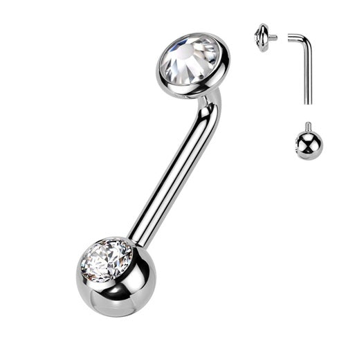 TIBC08 | Silber - 1,6mm x 12mm x 5mm