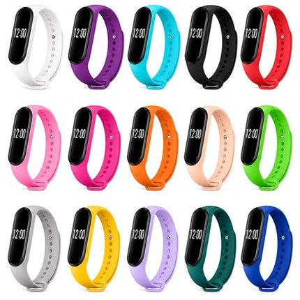 Digitale Armbanduhr LED Silikon Uhr Damenuhr Sportuhr Gummi Kinderuhr