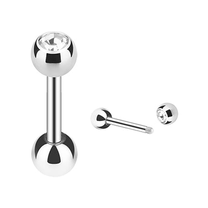 JS03 / Silber  - 8mm / Clear