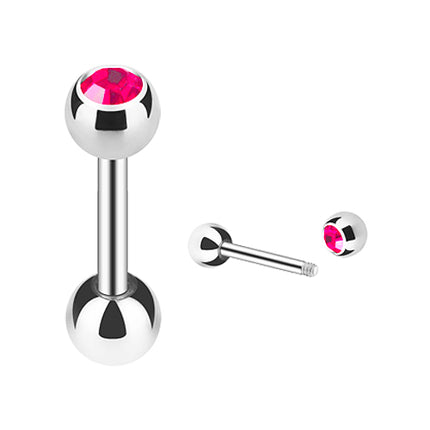 JS03 / Silber  - 8mm / Pink